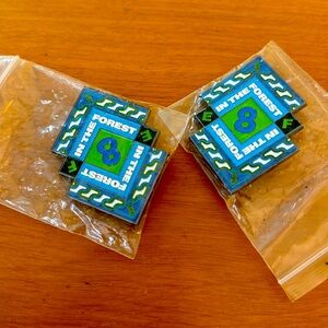 Electric Forest commemorative pin. Collectors for festival number eight. 2024
